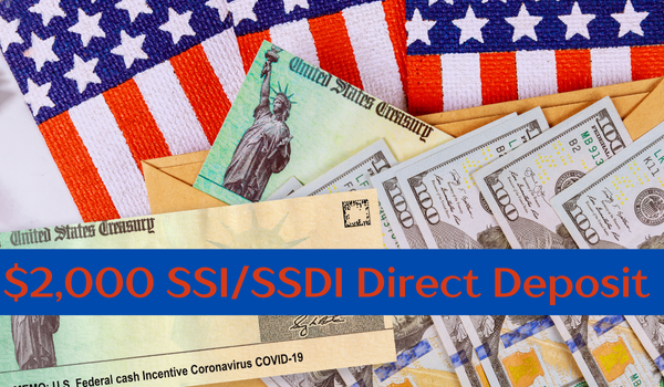 $2,000 SSISSDI Direct Deposit