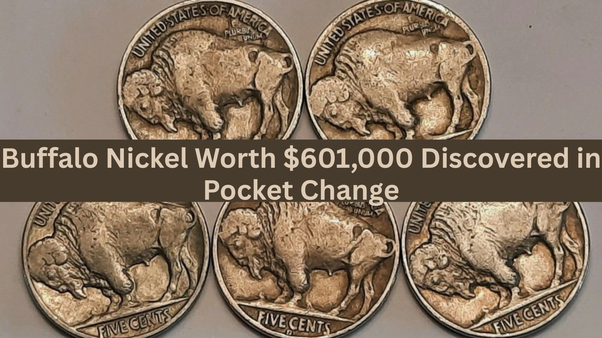 Buffalo Nickel Worth $601,000 Discovered in Pocket Change