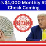 Trump’s $1,000 Monthly Stimulus Check Comin